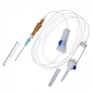 Система инфузионная для переливания растворов 21G игла 0,8*40, пластиковый шип, длина 150см, одноразовая, стерильная (25шт/уп)