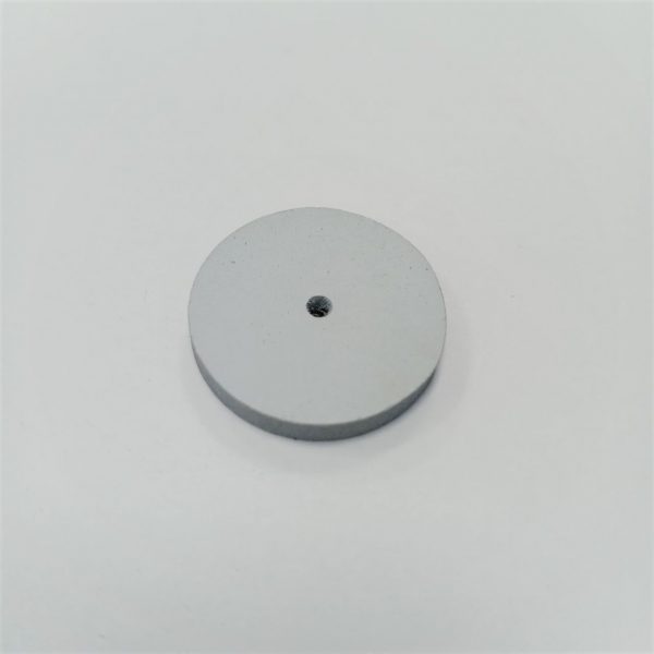 Полир UN9-301 (серый, колесо с прямоуг краем) для керамики, металла, акрила 22х3мм, PoliTec