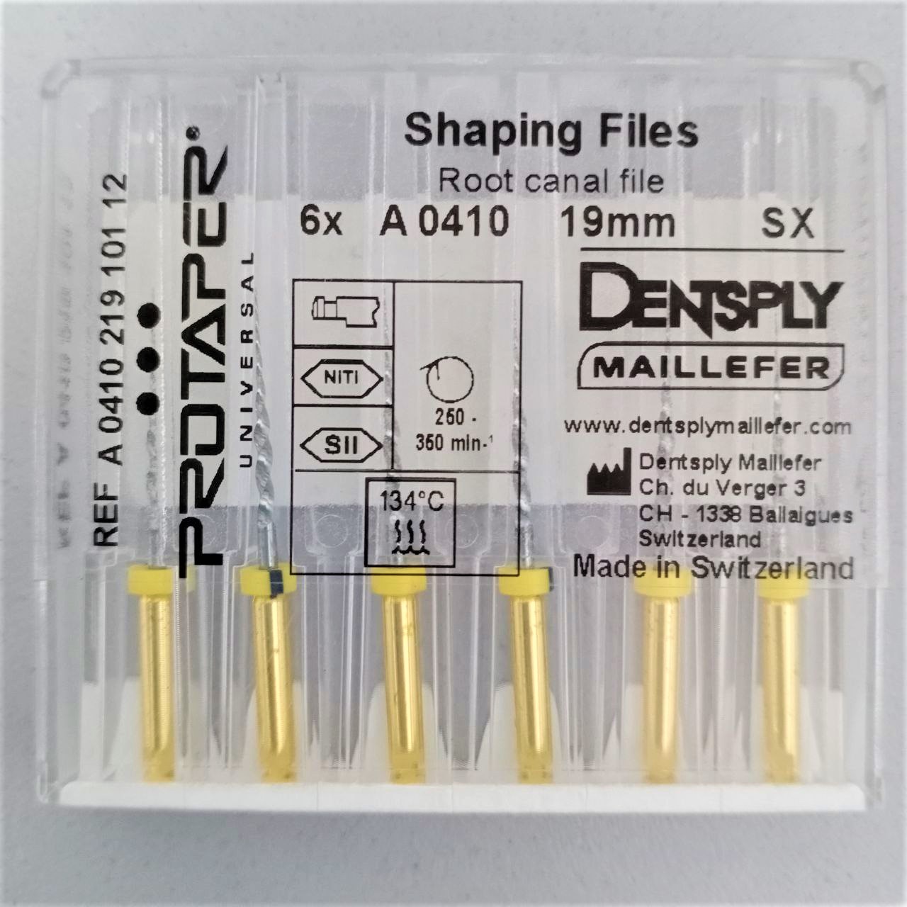 Shaping files. Maillefer-подставка под PROTAPER. ПРОТЕЙПЕР SX. ПРОТЕЙПЕР Юниверсал Дентсплай.