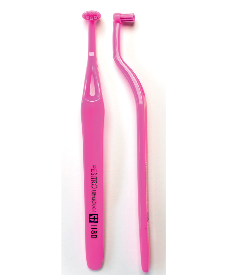 Зубная щетка для взрослых с пластиковой ручкой Pesitro (UltraClean Ultra soft 1180)