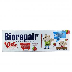 Детская зубная паста Biorepair Kids fragola от 0 до 6 лет 50 мл (земляника)