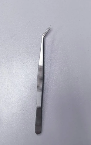 Пинцет зубной изогнутый 150мм*0,6мм, Кокар Интернешнл