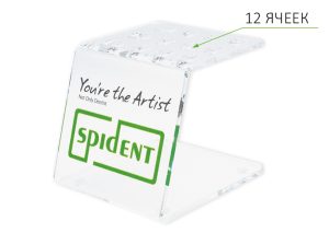 Подставка 12 ячеек для шприцов, Spident