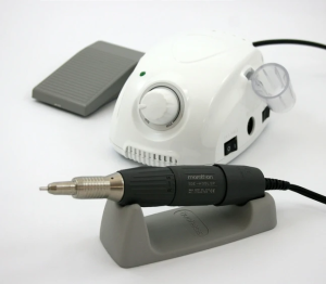 Щеточный зуботехнический микромотор, с наконечником SDE-H37LN, 35000 об/мин, педаль SFP-27