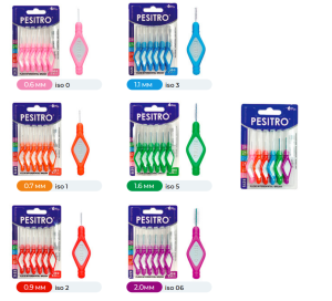 Межзубные ершики PESITRO ISO5 1,6 (зелен)