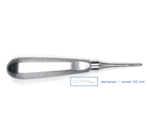 13-6LX* Люксатор изогнутый, 3 мм, HLW