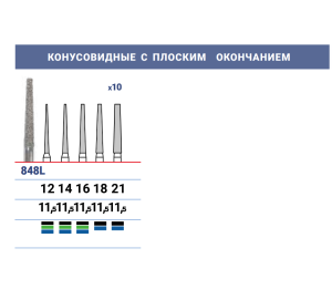 Бор алмазный 848L014CFG, ökoDENT